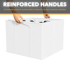 SpaceAid Shoe Organizer for Closet, 2 Pack Foldable Shoe Storage Containers - Image 5