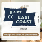 Coastal Throw Pillow Cover 12x20, Trendy Retro Dorm - Image 7