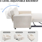 3 in 1 Convertible Sofa Bed，52.8" Pull Out Couch - Image 6