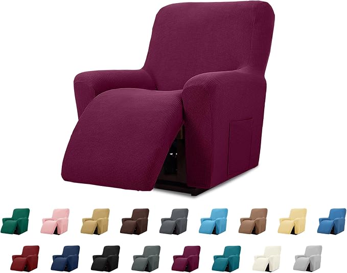 Cupuamon Recliner Chair Covers, Lazy Boy Recliner Covers Stretch Reclining by Cupuamon
