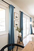 Faux Linen Total Blackout Curtains - Image 5