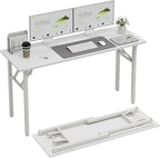 TEMI Long Computer Desk Folding Table by TEMI