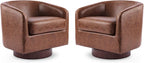 VINGLI 360°Swivel Accent Chairs Set of 2 - Image 9