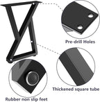 Table Legs 16 Inches, Triangle Type Glossy Bench Legs, DIY Coffee Table Legs - Image 5