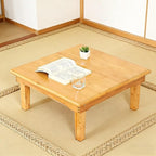 Folding Table, Japanese-Style Household Square Bamboo Tables, Computer Table - Image 3