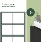 Furinno Cubicle Book Shelf, 8-Cube Bookshelf, Extra Thick Frame Horizontally & - Image 6