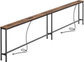 SUPERJARE 106.3 Inch Sofa Table by SUPERJARE