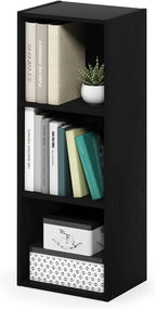 Furinno Pasir 3-Tier No Tool Assembly Open Shelf Bookcase by Furinno-FitsYourSpaceFitsYourBudget