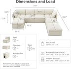 mopio Oversized Modular Sectional Sofa - Image 2