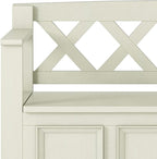 SIMPLIHOME Amherst Entryway Storage Bench - Image 6