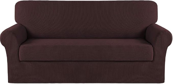 Turquoize Stretch Sofa Slipcover 2 Pieces Sofa Cover Couch Cover by Turquoize