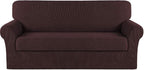Turquoize Stretch Sofa Slipcover 2 Pieces Sofa Cover Couch Cover by Turquoize
