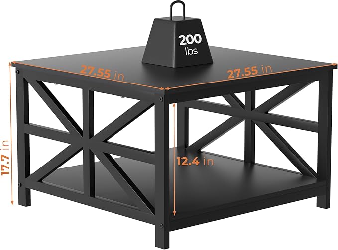 GreenForest Modern Living Room Coffee Table - Image 2