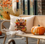 RABUSOFA Fall Decor Pillow Covers 12x20 Inch Lumbar Highland Cow Autumn Fall - Image 5