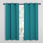 NICETOWN Room Darkening Curtains 63 inch Length 2 Panels, Thermal Insulated by NICETOWN