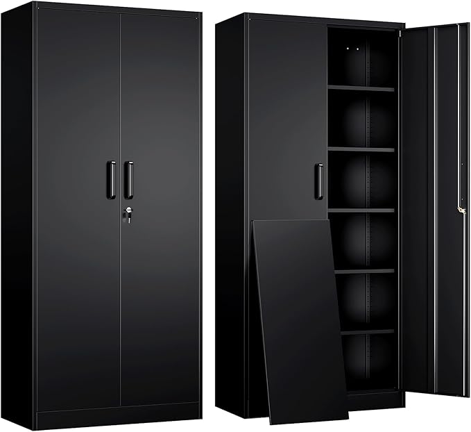 Yizosh Metal Garage Storage Cabinet by Yizosh
