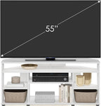 Furinno BESI TV Stand, No Tools Assembly Industrial Style Entertainment Center - Image 5