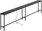 SUPERJARE 102.4 Inch Sofa Table by SUPERJARE