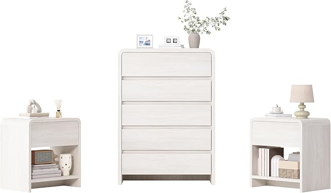 AMERLIFE Modern 3-Piece Bedroom Furniture Set - Image 9