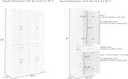 Crosley Furniture Stanton 2-Piece Pantry Storage Cabinet Set - Image 3