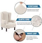 H.VERSAILTEX Wing Chair Slipcover Chair Covers - Image 3