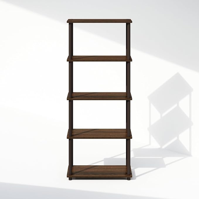 Furinno Turn-N-Tube Book Shelf, 5-Tier Bookshelf, Bookcase - Image 6