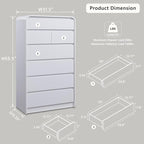 Aitjunz Modern 7 Drawers Dresser - Image 2
