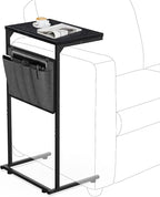 Vantic C Shaped End Table, Small Side Table by Vantic