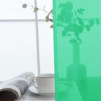 SpaceDresser Basic Rod Pocket Sheer Voile Window Curtain Panels Grass Green 1 - Image 6