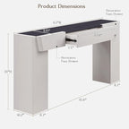 JXQTLINGMU 63" Modern Console Table - Image 7