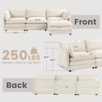 ROWHY Oversized Modular Sectional Sofa - Image 2