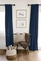 Faux Linen Total Blackout Curtains - Image 6