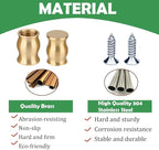 4 PCS Brass Cutting Board Feet - Image 2