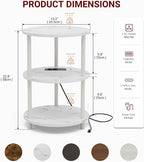 XBurmo Small Round End Table - Image 2