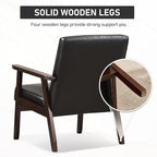 Bonzy Home Mid Century Modern Accent Chairs Set of 2 - Image 4