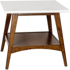 Madison Park Parker End Tables-Solid Wood, Two-Tone Finish by MADISONPARK