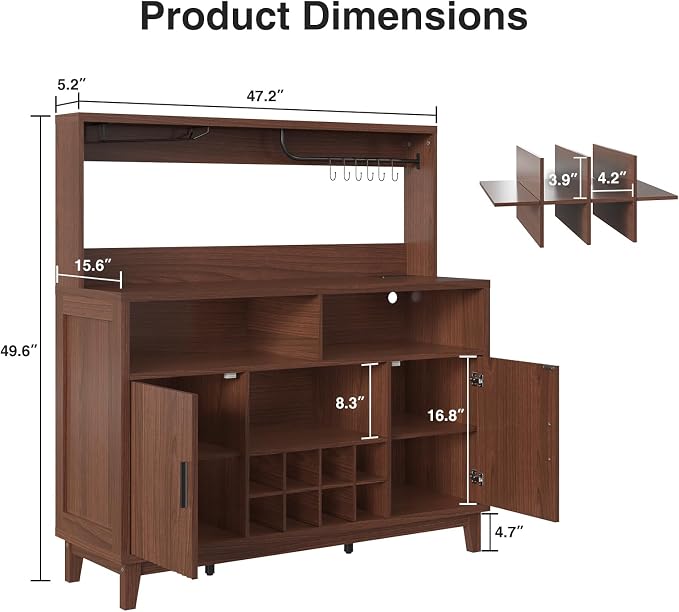 FiveWillowise Fluted Buffet Cabinet - Image 2