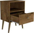 Manhattan Comfort Liberty Mid Century Modern Nightstand - Image 4