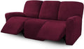 ULTICOR Velvet 8-Pieces Recliner Sofa Covers Stretch Reclining Couch Covers by ULTICOR