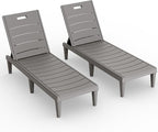 Devoko Outdoor Chaise Lounge Chair Set of 2 by DEVOKO