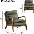 INZOY Mid Century Modern Accent Chair - Image 2