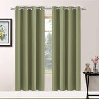 Yakamok Room Darkening Curtains 52x72 inch Length Sage Green-Living Room | 2 by Yakamok