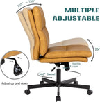 LUCKWIND Armless Office Desk Chair - Image 4