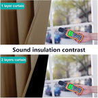 NICETOWN 100% Blackout Lined Curtains, Totally Darkness Drapes - Image 4