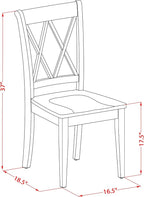 East West Furniture CLC-ESP-W Clarksville Dining Room Chairs - Image 3
