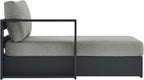 Modway Tahoe Aluminum Outdoor Chaise Lounge Gray - Image 4
