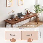 NELYE Mid-Century Long Desk Table - Image 2