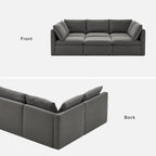 mopio Oversized Modular Sectional Sofa - Image 9
