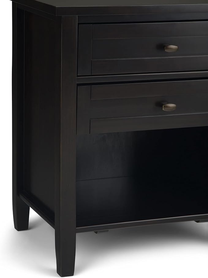 SIMPLIHOME Warm Shaker Solid Wood 24 inch Wide Transitional-Style Bedside - Image 8