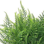 CATTREE Artificial Plants, Plastic Plants Bushes Fern Grass Shrubs Fake Leaves Wedding Home Garden Verandah Table Centerpieces Arrangements Christmas Party Decoration Planting Filler 4 Pcs - Image 3